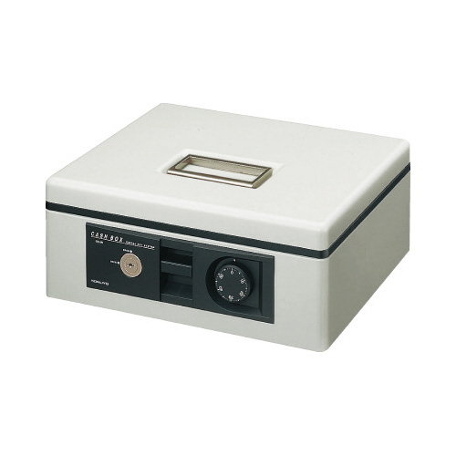 手提金庫　ダイヤル錠付ＣＢ－１２　Ｂ５ライトグレー画像