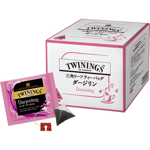 ﾄﾜｲﾆﾝｸﾞ 三角ﾘｰﾌﾃｨｰﾊﾞｯｸﾞ ﾀﾞｰｼﾞﾘﾝ 1箱(100ﾊﾞｯｸﾞ)