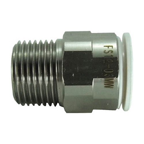 ﾀｯﾁｺﾈｸﾀｰﾌｧｲﾌﾞ ﾒｲﾙｺﾈｸﾀｰ(ﾎﾜｲﾄﾎﾞﾃﾞｨｰ)12mm･R3/8 1個画像