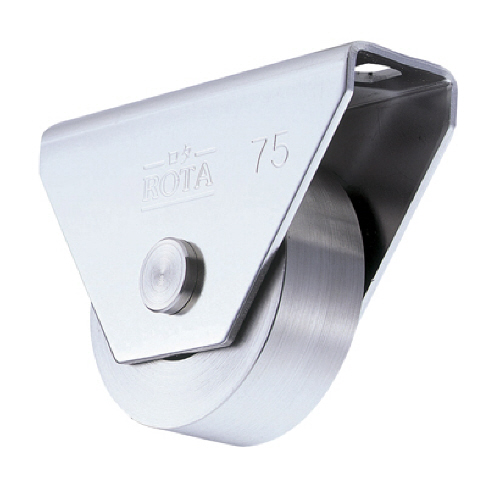 ﾛﾀ･ｽﾃﾝ重量戸車 75mm 平型 1個