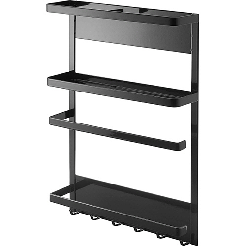 ﾏｸﾞﾈｯﾄ冷蔵庫ｻｲﾄﾞﾗｯｸ ﾀﾜｰ ﾌﾞﾗｯｸ 1個画像