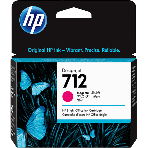 HP712 ｲﾝｸｶｰﾄﾘｯｼﾞ ﾏｾﾞﾝﾀ 29mL 3ED68A 1個画像