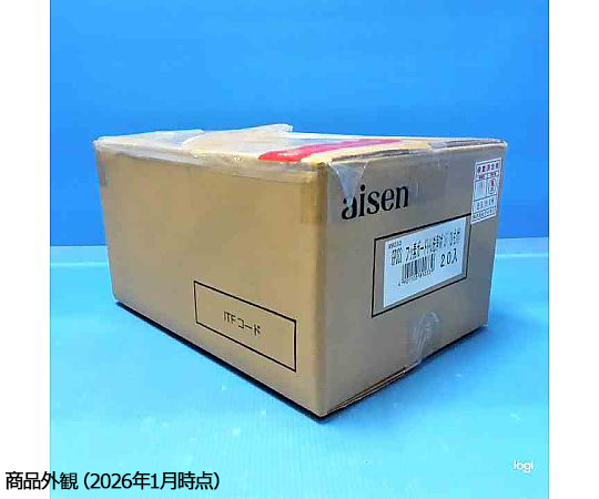 フッ素ガードトイレ洗浄スポンジ（ひも付）1ケース（20個入） 明るい色合いのパッケージが整然と並んでいる様子