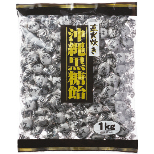 沖縄黒糖飴 1kg 1ﾊﾟｯｸ画像