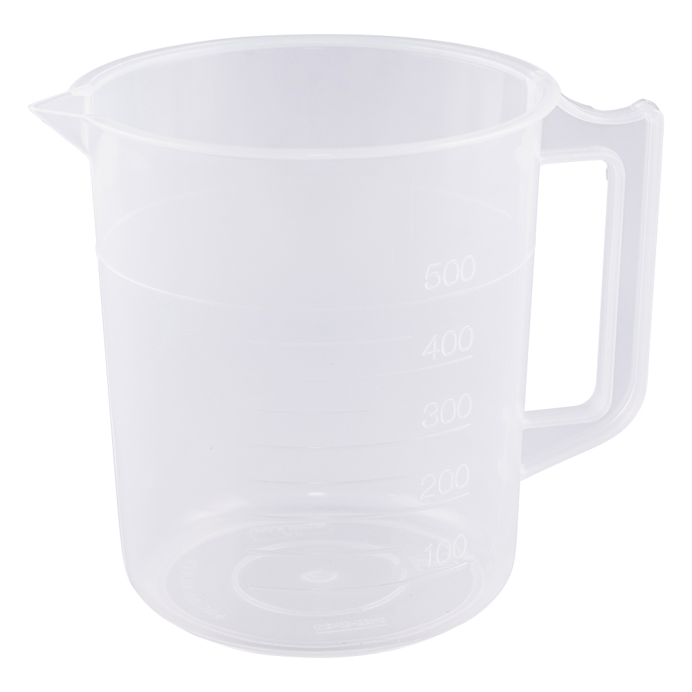 ポリプロピレン手付きビーカー500mL 1個 3007-75画像