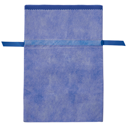 不織布ﾘﾎﾞﾝ付きｷﾞﾌﾄﾊﾞｯｸﾞ ﾈｲﾋﾞｰ 24×36×12cm 1ﾊﾟｯｸ(10枚)画像