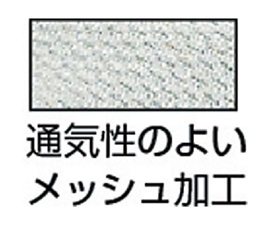 PU厚手手袋　LLサイズ　グレー 手首部分が広がり、グレーの表面が滑らかな手袋の側面