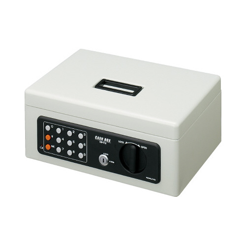 手提金庫テンキー付　CB－T12　B5ライトグレー