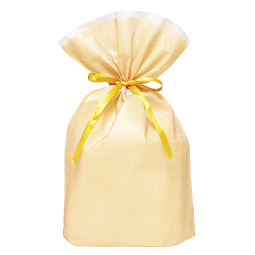 シンテックス巾着BAGマチ付イエロー画像