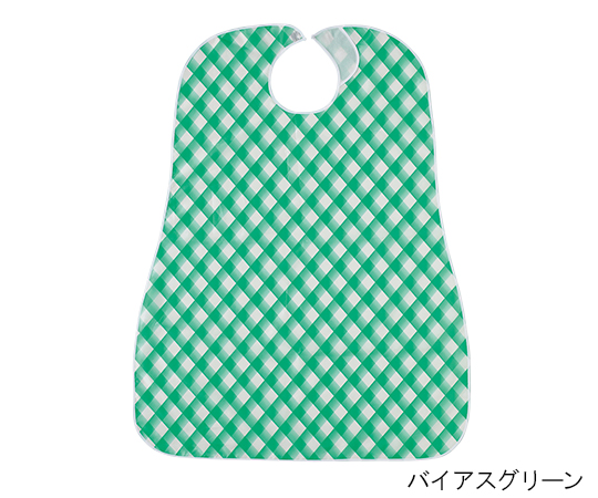 防水食事用エプロン　バイアスグリーン画像