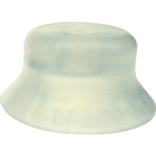 吸着ﾊﾟｯﾄﾞ 平型ﾄﾒﾈｼﾞ取付 φ20 ｼﾘｺﾝｺﾞﾑ 乳白色 1個画像