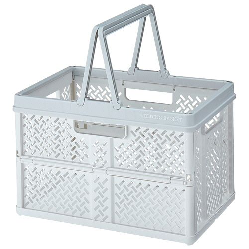 折りたたみﾊﾞｽｹｯﾄ M ﾎﾜｲﾄ 1個画像