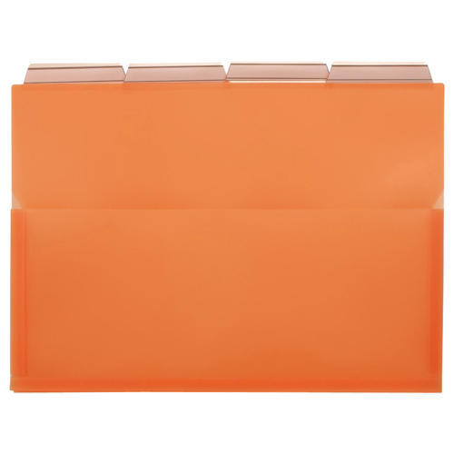 PPﾎﾟｹｯﾄﾎﾙﾀﾞｰ(ｴｰﾙ) A4 ｵﾚﾝｼﾞ ﾏﾁ付 1ﾊﾟｯｸ(4冊)画像