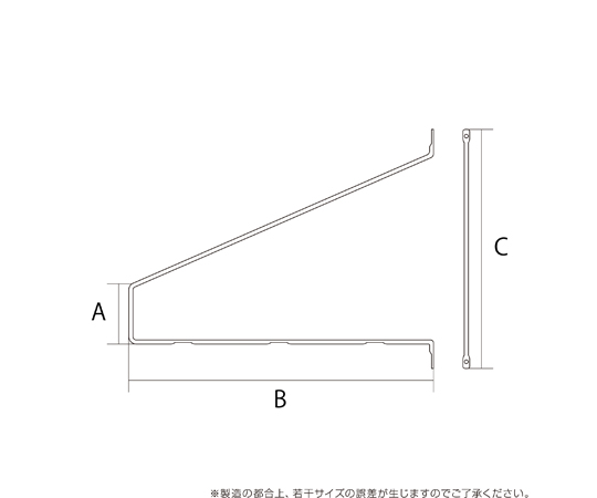 Kabette（カベッテ） シェルフ 白 （1×4材3枚用） 白いシェルフが壁に取り付けられ、3枚の木材がしっかりと配置されている様子