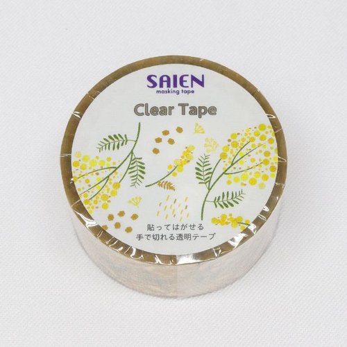 ラッピング用品 マスキングテープ SAIEN ミモザ 20mm×3m カミイソ産商 [ケース販売]画像