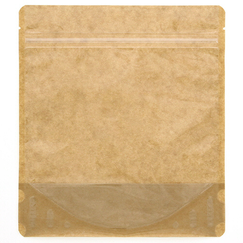 ﾁｬｯｸ付ｽﾀﾝﾄﾞ袋 OP18-20 ｸﾗﾌﾄ 片面ｸﾘｱ 1ｾｯﾄ(1000枚:25枚×40ﾊﾟｯｸ)画像