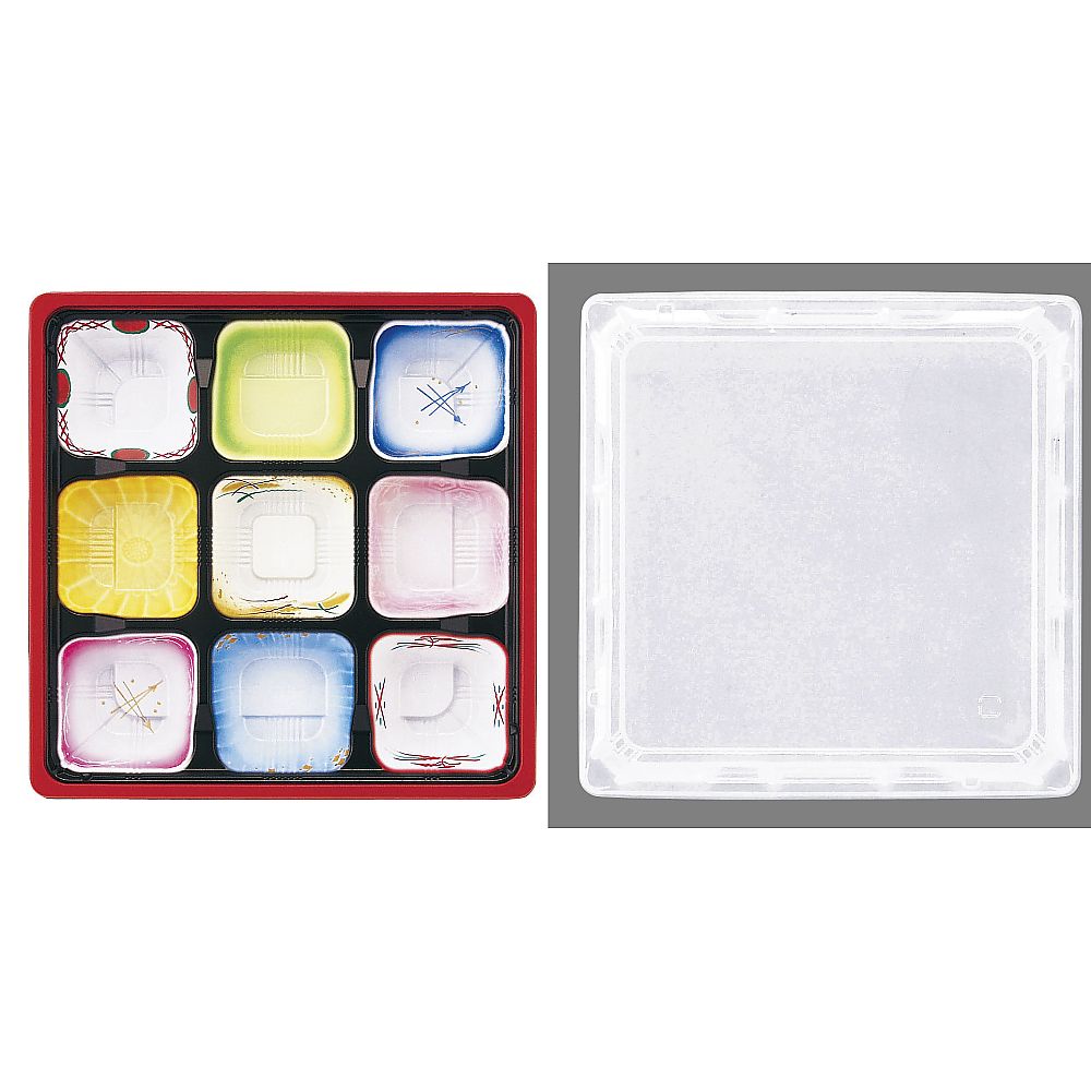 ワンウェイ 耐熱お弁当容器 (蓋付・50セット入)画像