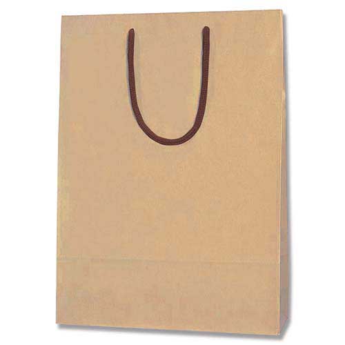 手提げ紙袋（クラフト・アクリル紐・幅330×マチ100×高さ450mm）画像
