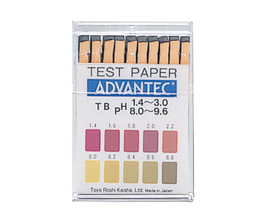 pH試験紙 ブックタイプ TB 1箱（20枚×10個入）画像