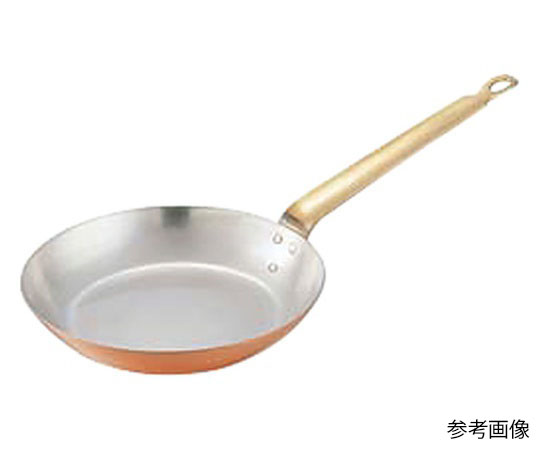 銅フライパン　黄銅ハンドル　21cm画像