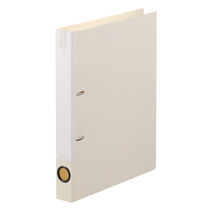 Dﾘﾝｸﾞﾌｧｲﾙ A4ﾀﾃ 2穴 200枚収容 20mmとじ 背幅38mm ｵﾌﾎﾜｲﾄ 1冊画像