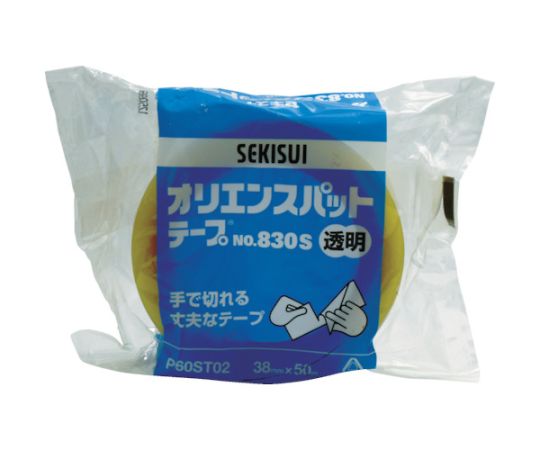 オリエンスパットテープNo.830S　38×50M　透明画像