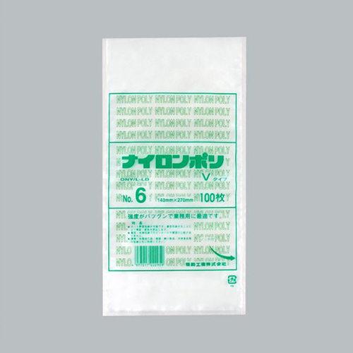 福助工業 真空袋 ナイロンポリ Vタイプ No.6画像