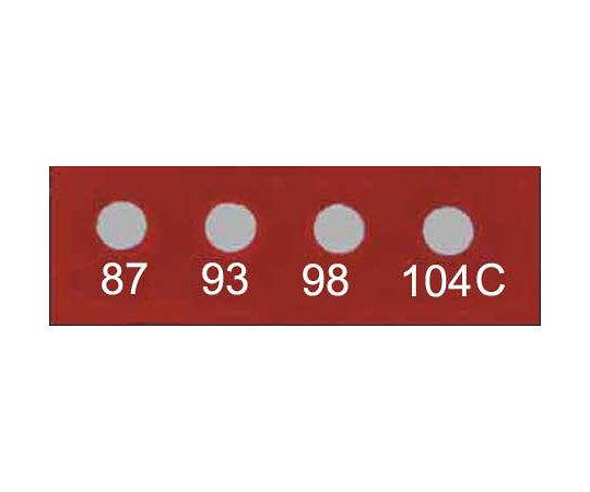 テンプ・プレート 11mmx 3mm 4点表示ミニ 10枚入画像