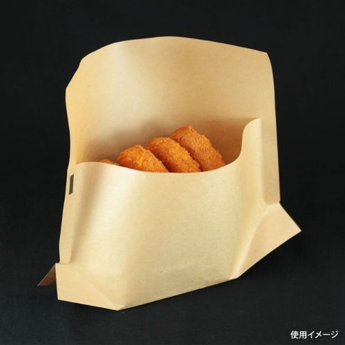 耐油ガゼット袋 耐油底ガゼット袋210×170 睦化学工業 [ケース販売]