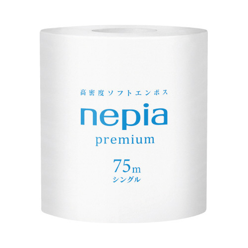 ネピアロール　シングル　７５ｍ　８０個　１－４梱画像