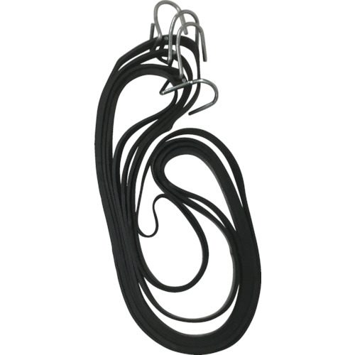 ｺﾞﾑ ﾁｭｰﾌﾞﾊﾞﾝﾄﾞﾌｯｸ付 約10mm×30cm 1袋(4本)画像