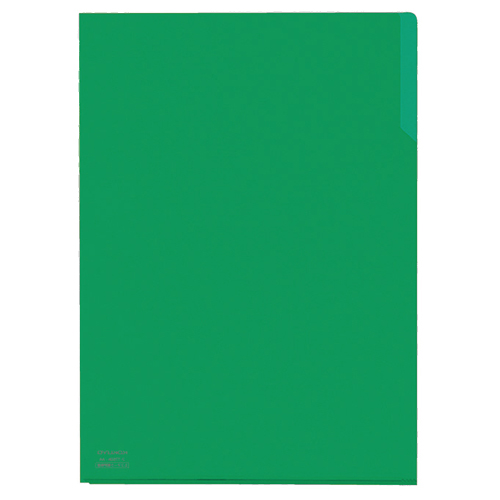ｸﾘﾔｰﾎﾙﾀﾞｰ10(ﾃﾝ) A4 緑 1ｾｯﾄ(5枚)画像