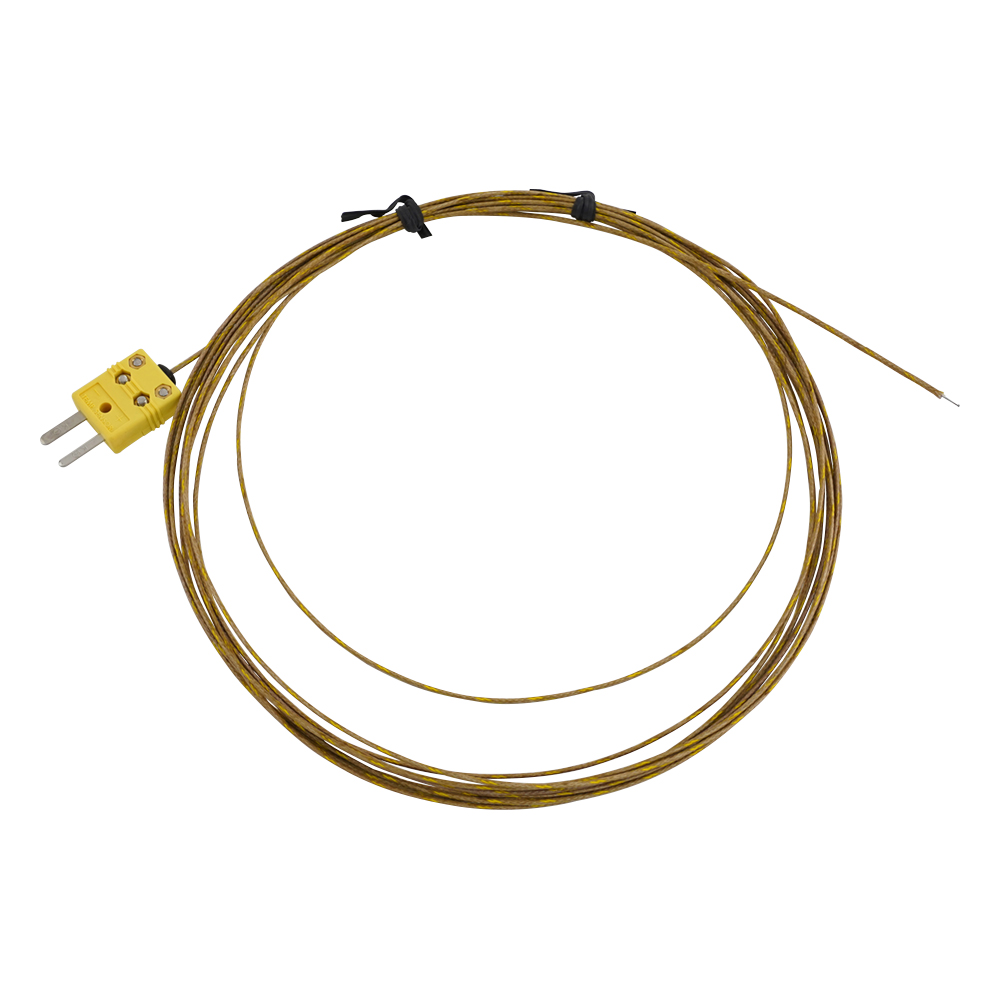 被覆K熱電対（ガラス被覆）画像