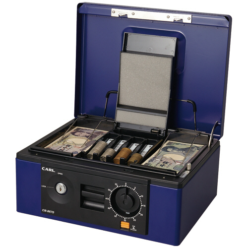 ｷｬｯｼｭﾎﾞｯｸｽ B5 W305×D240×H134mm ﾌﾞﾙｰ 1台画像