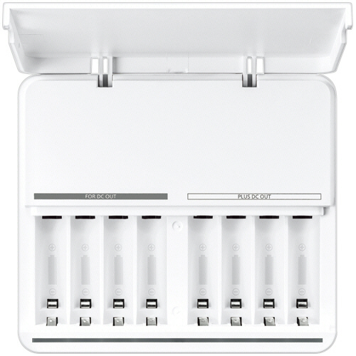 USB出力付急速充電器 8列 単3形･単4形用 1個画像