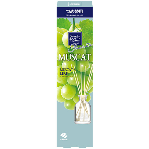 ｻﾜﾃﾞｰ 香るｽﾃｨｯｸ Fruits ﾏｽｶｯﾄ&ﾘｰﾌ つめ替用 70ml 1ｾｯﾄ画像