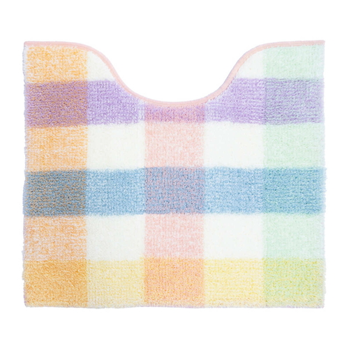 トイレマット パレット 約48×53cm レギュラートイレマット ピンク画像