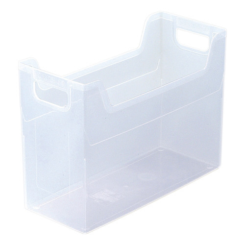 ｷｬﾊﾟﾃｨE4 ﾌｧｲﾙﾎﾞｯｸｽ A4ﾖｺ 背幅140mm ｸﾘｱ 1ｾｯﾄ(24個)画像