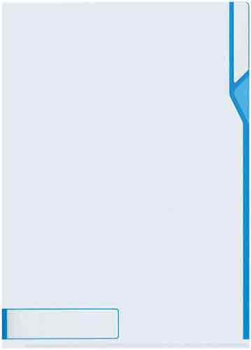クリヤーホルダータイトルエリア付抗菌Ａ４青×５０画像
