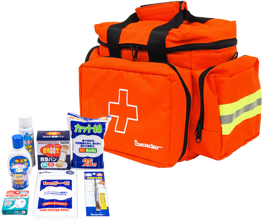 リーダー救急バッグ Mサイズ （衛生材料セット付）