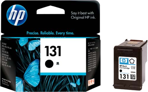 純正インク　ＨＰ１３１（Ｃ８７６５ＨＪ）　黒　２個画像