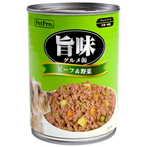 PetPro 旨味ｸﾞﾙﾒ缶 ﾋﾞｰﾌ&野菜 375g 1個画像
