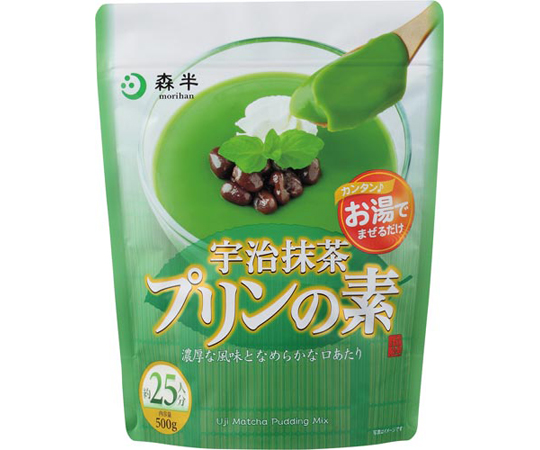 森半　抹茶プリンの素　500g画像
