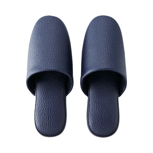 高機能ビニールスリッパ　ネイビー画像