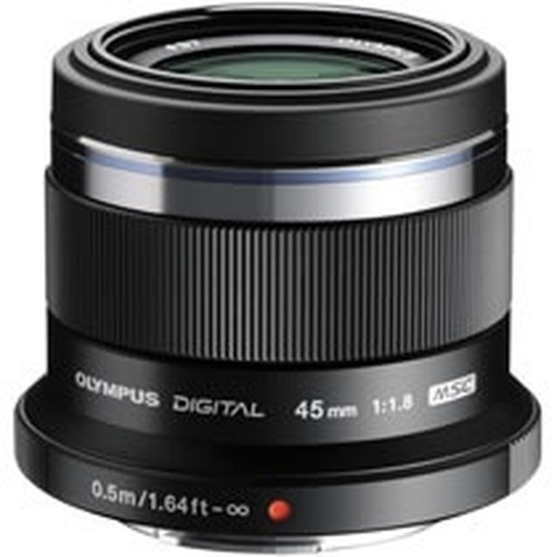 ミラーレス一眼用交換レンズ　M.ZUIKODIGITAL　45mm　F1.8　ブラック　1本