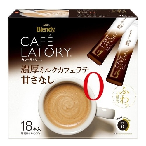 カフェラトリー濃厚ミルクラテ甘さなし１８本×２画像