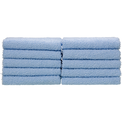 おしぼりﾀｵﾙ ﾌﾞﾙｰ 110匁 1ﾊﾟｯｸ(10枚)画像