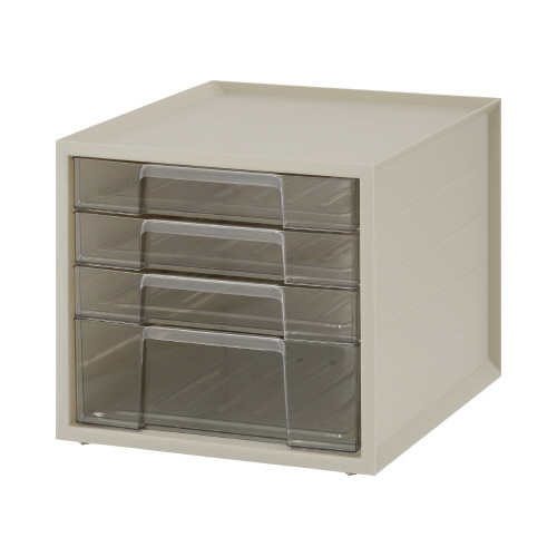 レターケース　ホワイト　浅型３段深型１段画像