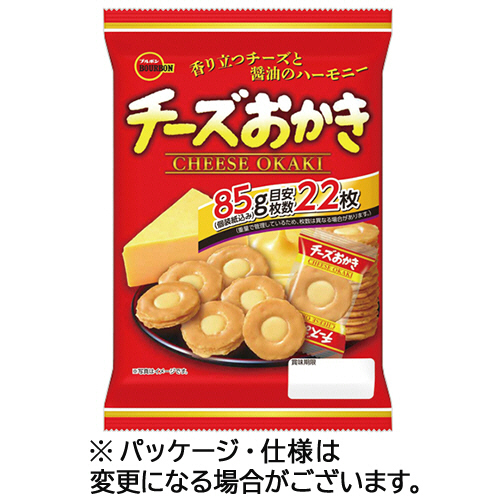 ﾁｰｽﾞおかき 85g 1ﾊﾟｯｸ(22枚)画像
