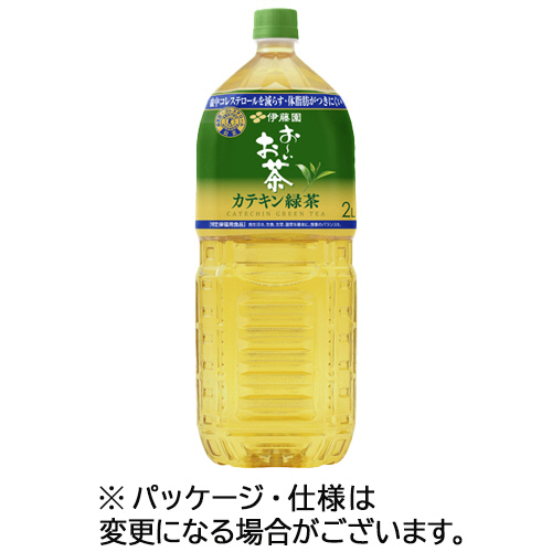 おーいお茶 ｶﾃｷﾝ緑茶 2L ﾍﾟｯﾄﾎﾞﾄﾙ 1ｾｯﾄ(12本:6本×2ｹｰｽ)画像